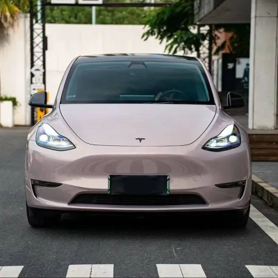 TPU Gloss Metallic Rouge Pearl Pink Car Vinyl Wrap 02