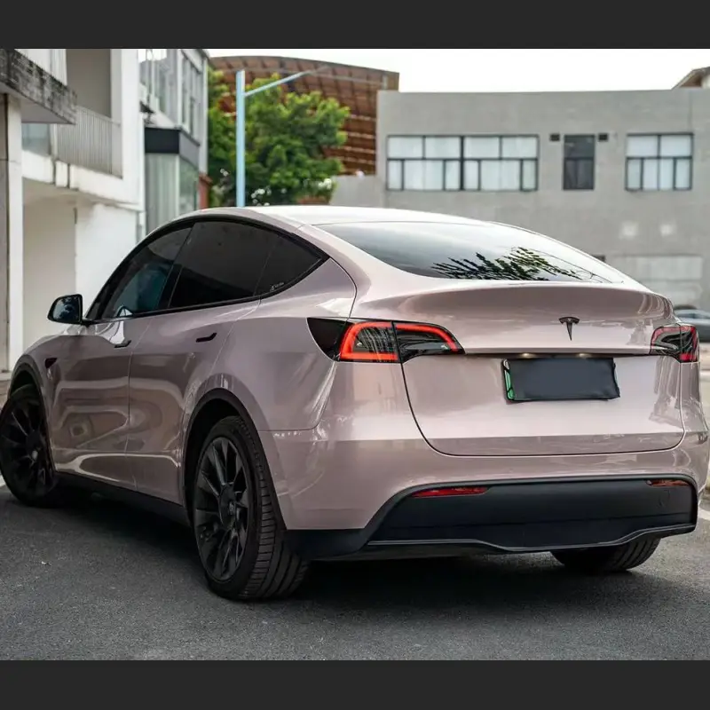 TPU Gloss Metallic Rouge Pearl Pink Car Vinyl Wrap