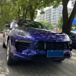 TPU Gloss Metallic Royal Blue Car Vinyl Wrap