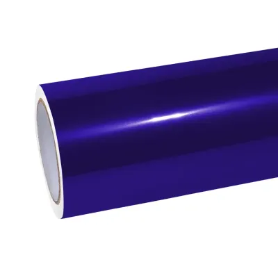 TPU Gloss Metallic Royal Blue Car Vinyl Wrap 01