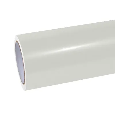 TPU Gloss Metallic Silver Grey Car Vinyl Wrap 01