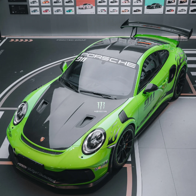 Super Gloss Viper Green Car Vinyl Wrap