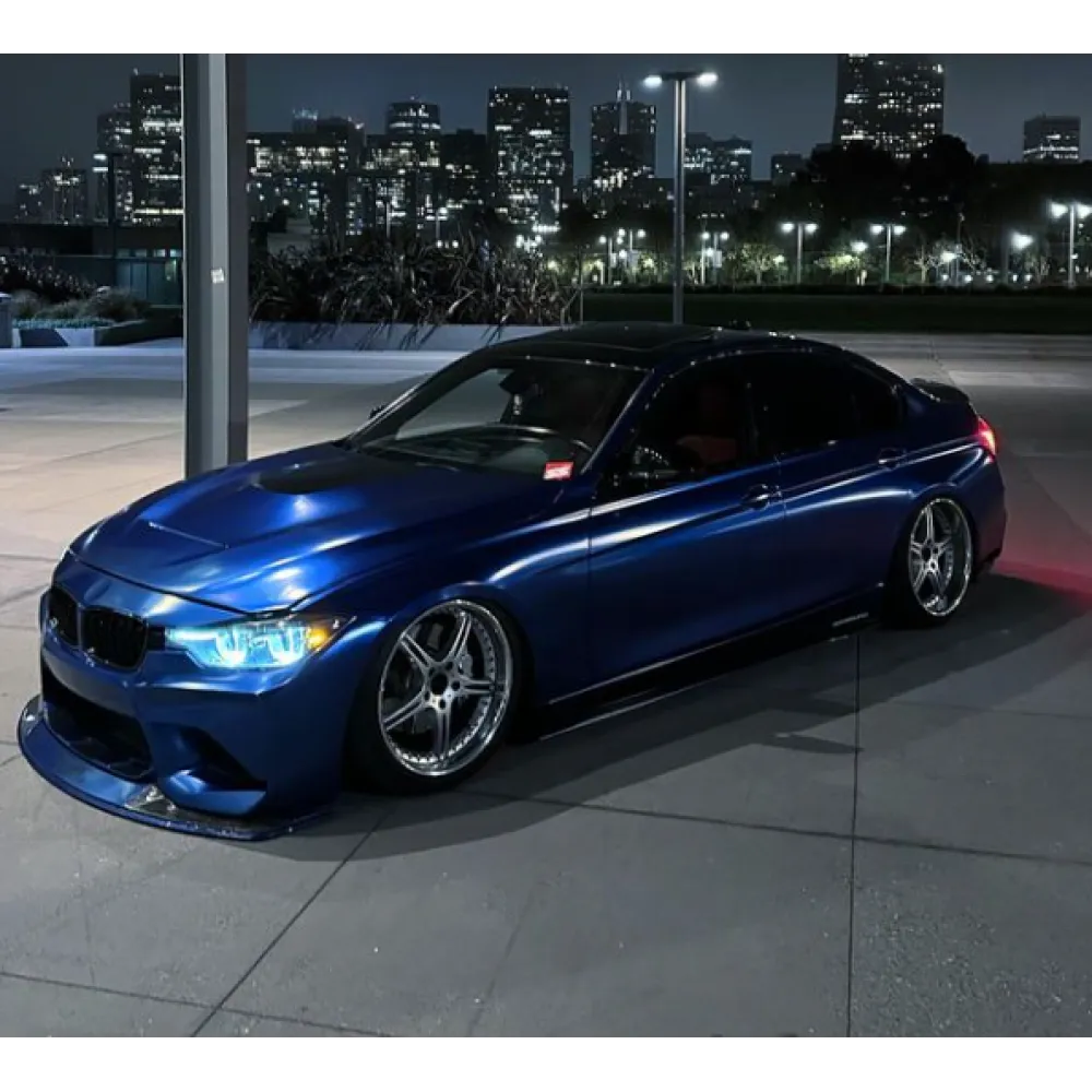  Matte Metallic Portimao Blue Car Vinyl Wrap