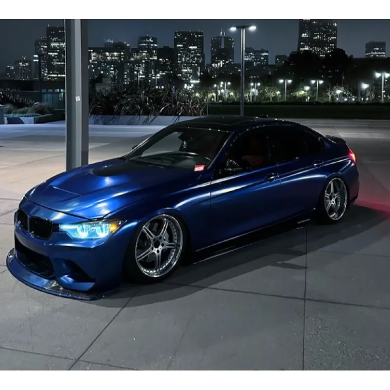  Matte Metallic Portimao Blue Car Vinyl Wrap