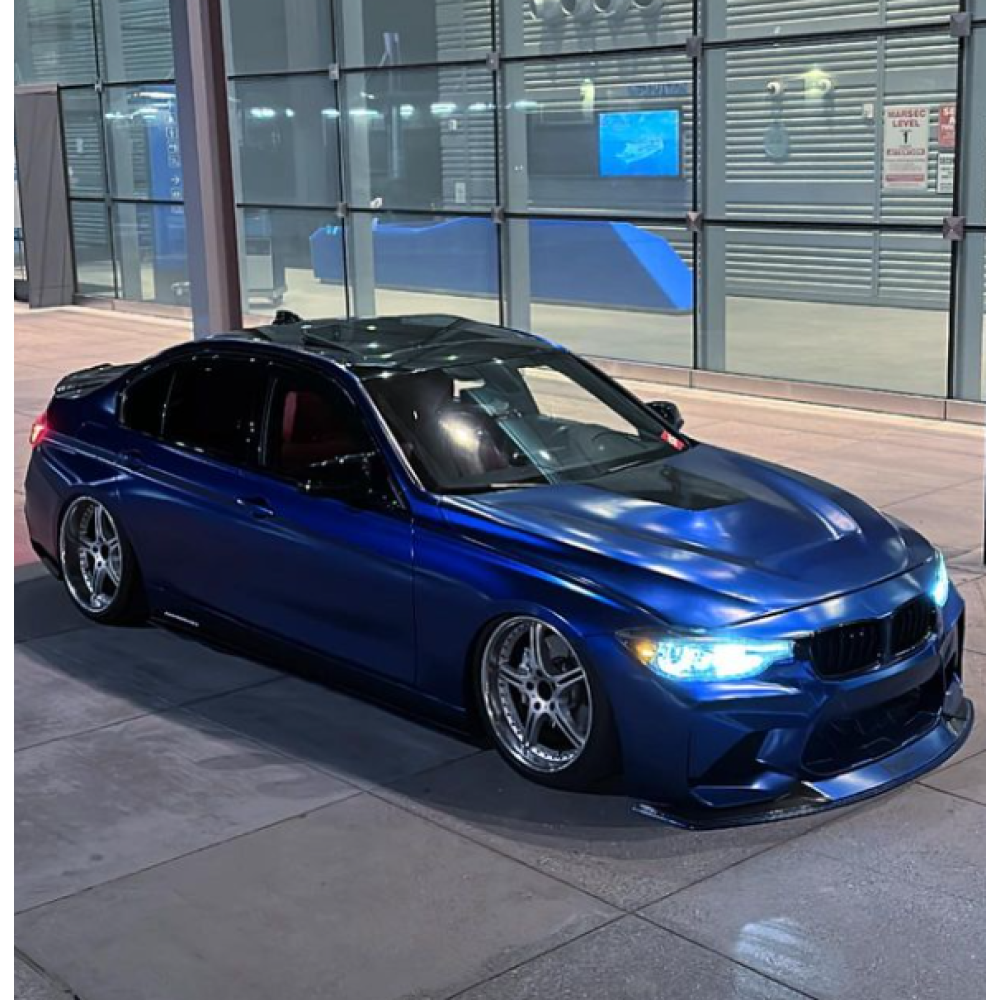  Matte Metallic Portimao Blue Car Vinyl Wrap