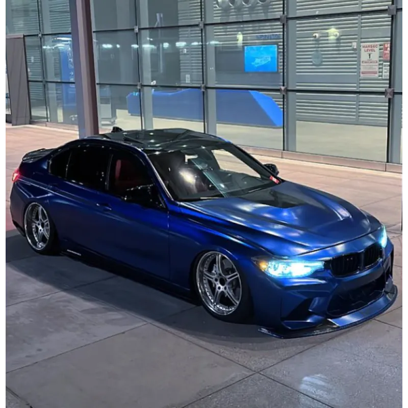  Matte Metallic Portimao Blue Car Vinyl Wrap