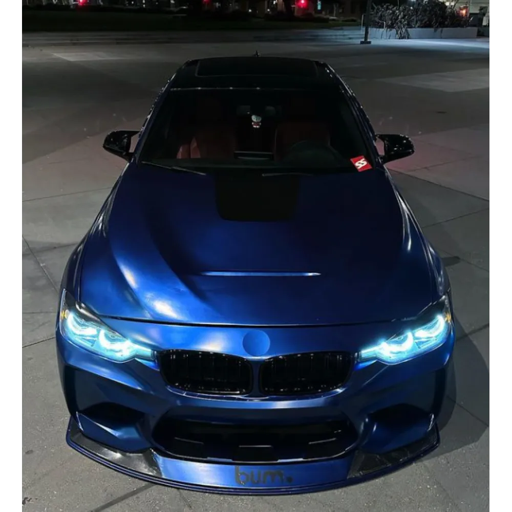  Matte Metallic Portimao Blue Car Vinyl Wrap