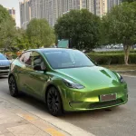 Gloss Metallic Mamba Green Car Vinyl Wrap