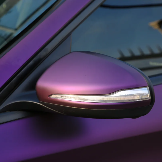 Matte Metallic Purple Car Vinyl Wrap