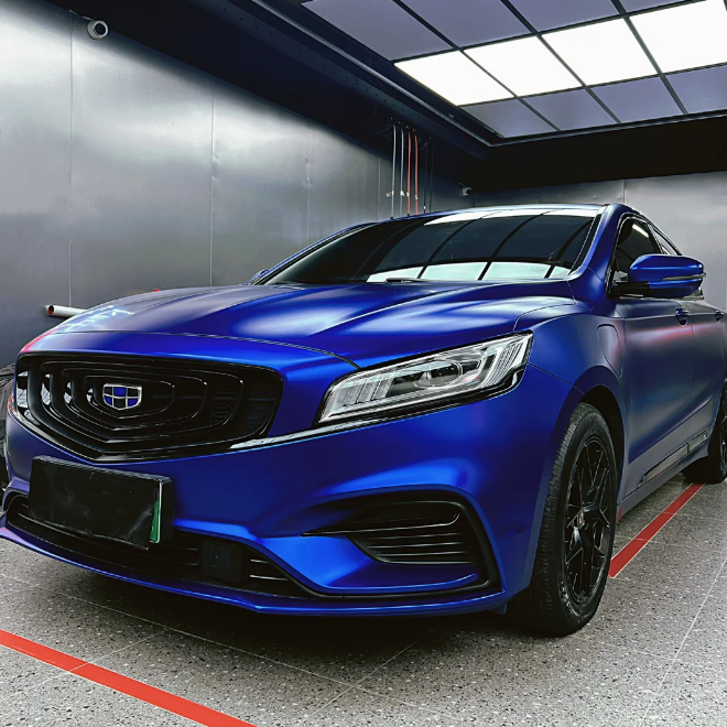  Matte Metallic Portimao Blue Car Vinyl Wrap