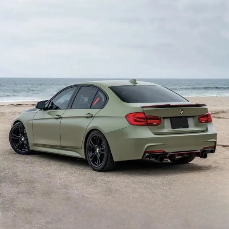 Matte Flat Khaki Green Car Wrap Car Vinyl Wrap 