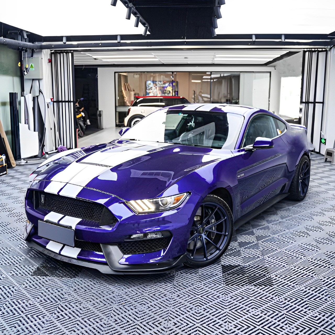 Super Gloss Royal Indigo Blue Car Vinyl Wrap