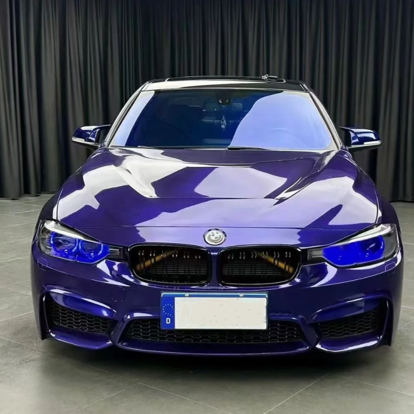 Super Gloss Royal Indigo Blue Car Vinyl Wrap