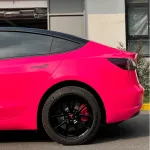 Super Gloss Fluorescent Pink Car Vinyl Wrap