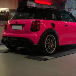 Super Gloss Fluorescent Pink Car Vinyl Wrap