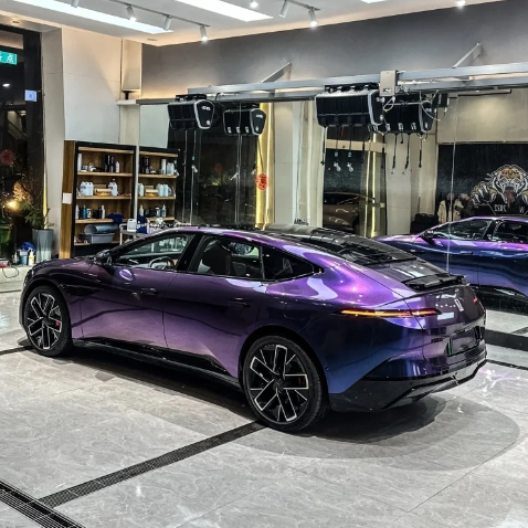 Gloss Chameleon red purple Car Vinyl Wrap