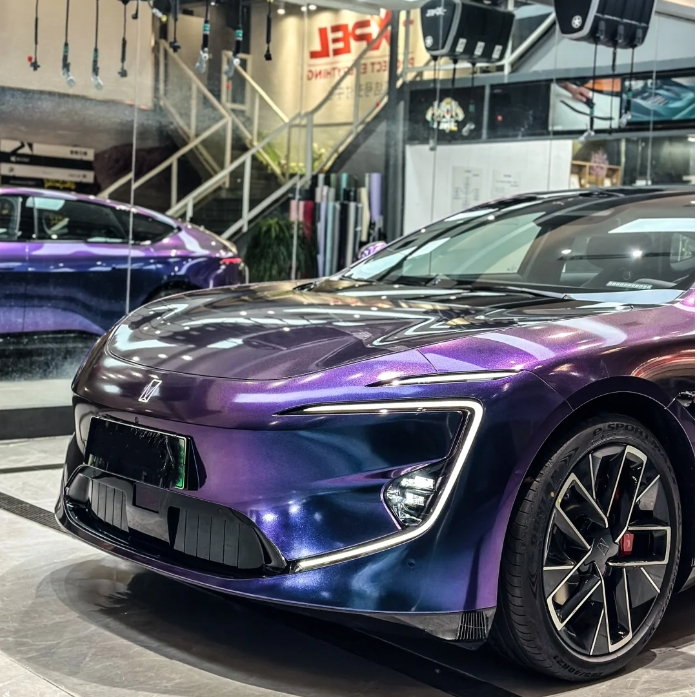 Gloss Chameleon red purple Car Vinyl Wrap