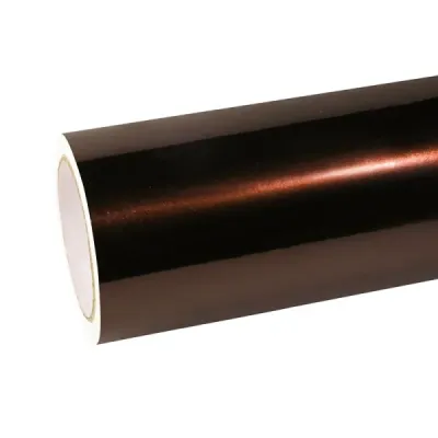 Gloss Metallic Mahogany Red Car Vinyl Wrap 01