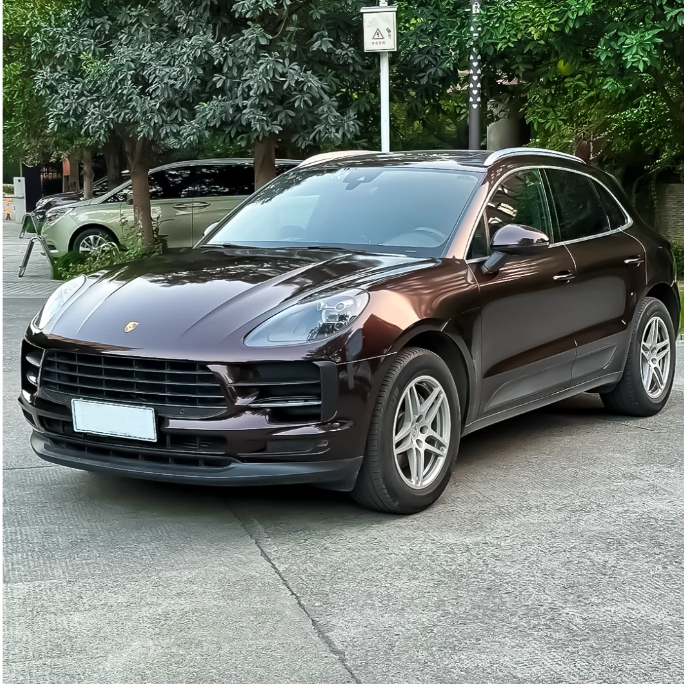Gloss Metallic Mahogany Red Car Vinyl Wrap