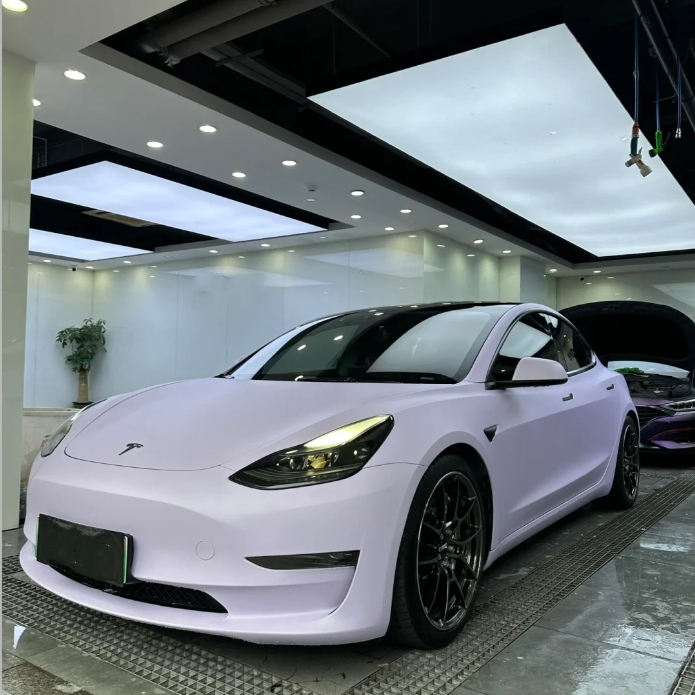 Ultra-Matte Liquid Violet Car Vinyl Wrap