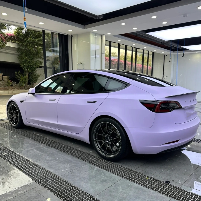 Ultra-Matte Liquid Violet Car Vinyl Wrap