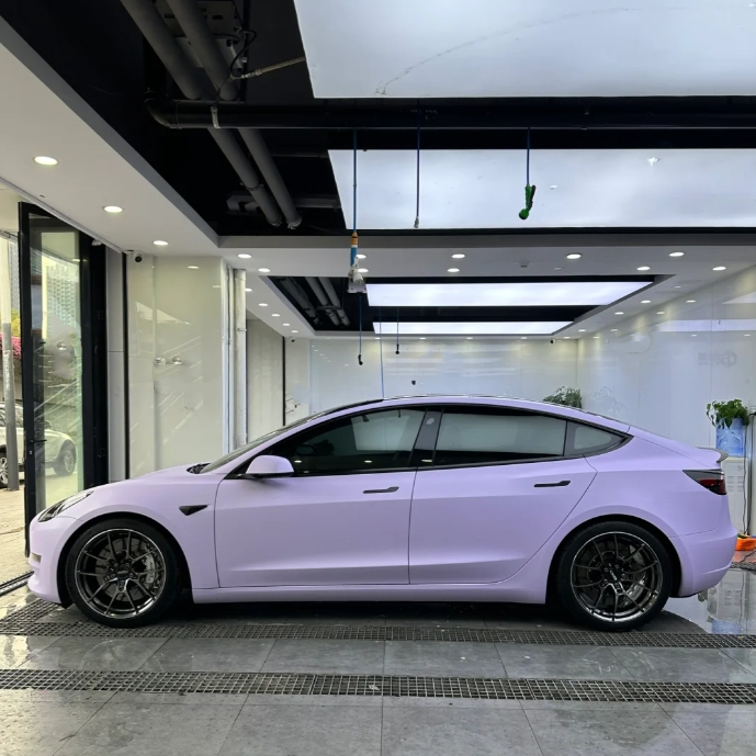 Ultra-Matte Liquid Violet Car Vinyl Wrap
