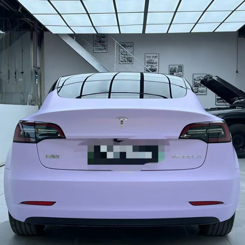 Ultra-Matte Liquid Violet Car Vinyl Wrap