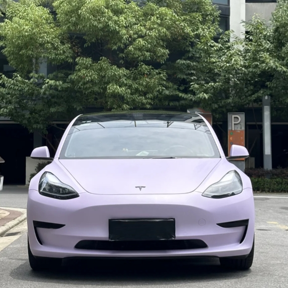 Ultra-Matte Liquid Violet Car Vinyl Wrap