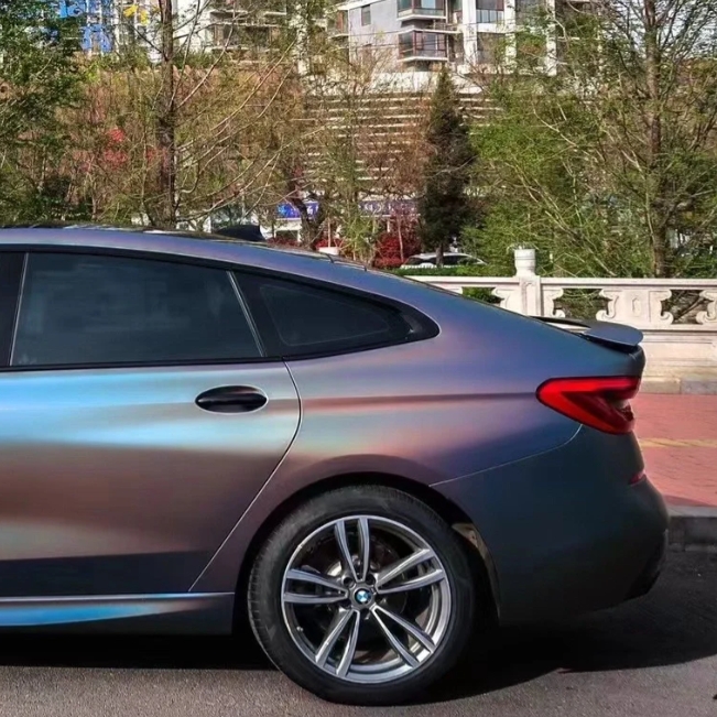 Ultimate Flat Laser Grey Car Vinyl Wrap