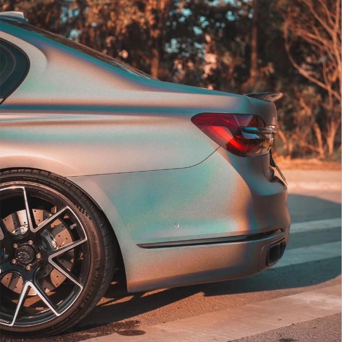 Ultimate Flat Laser Grey Car Vinyl Wrap