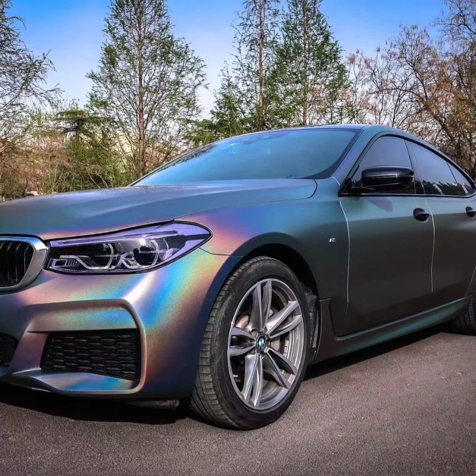 Ultimate Flat Laser Grey Car Vinyl Wrap