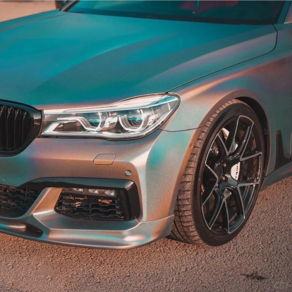 Ultimate Flat Laser Grey Car Vinyl Wrap