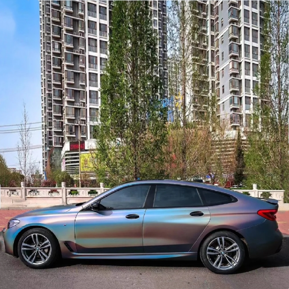 Ultimate Flat Laser Grey Car Vinyl Wrap