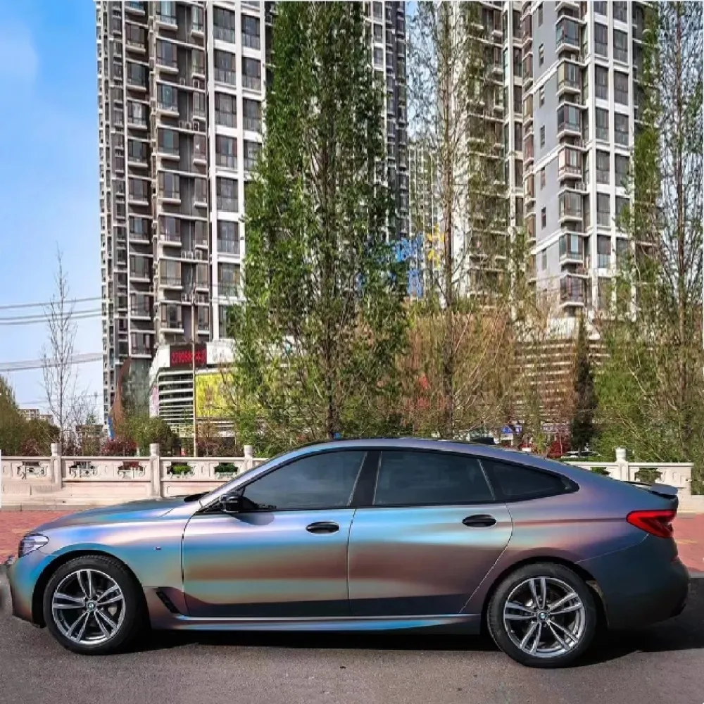 Ultimate Flat Laser Grey Car Vinyl Wrap