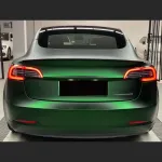 Ultra-Matte Venom Green Car Vinyl Wrap