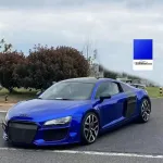 PET Gloss Liquid Ocean Blue Car Vinyl Wrap