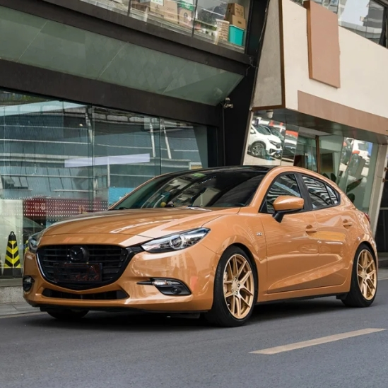 Caramel Brown Car Vinyl Wrap
