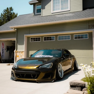 Paint Metal Midnight Glod Car Vinyl Wrap 02