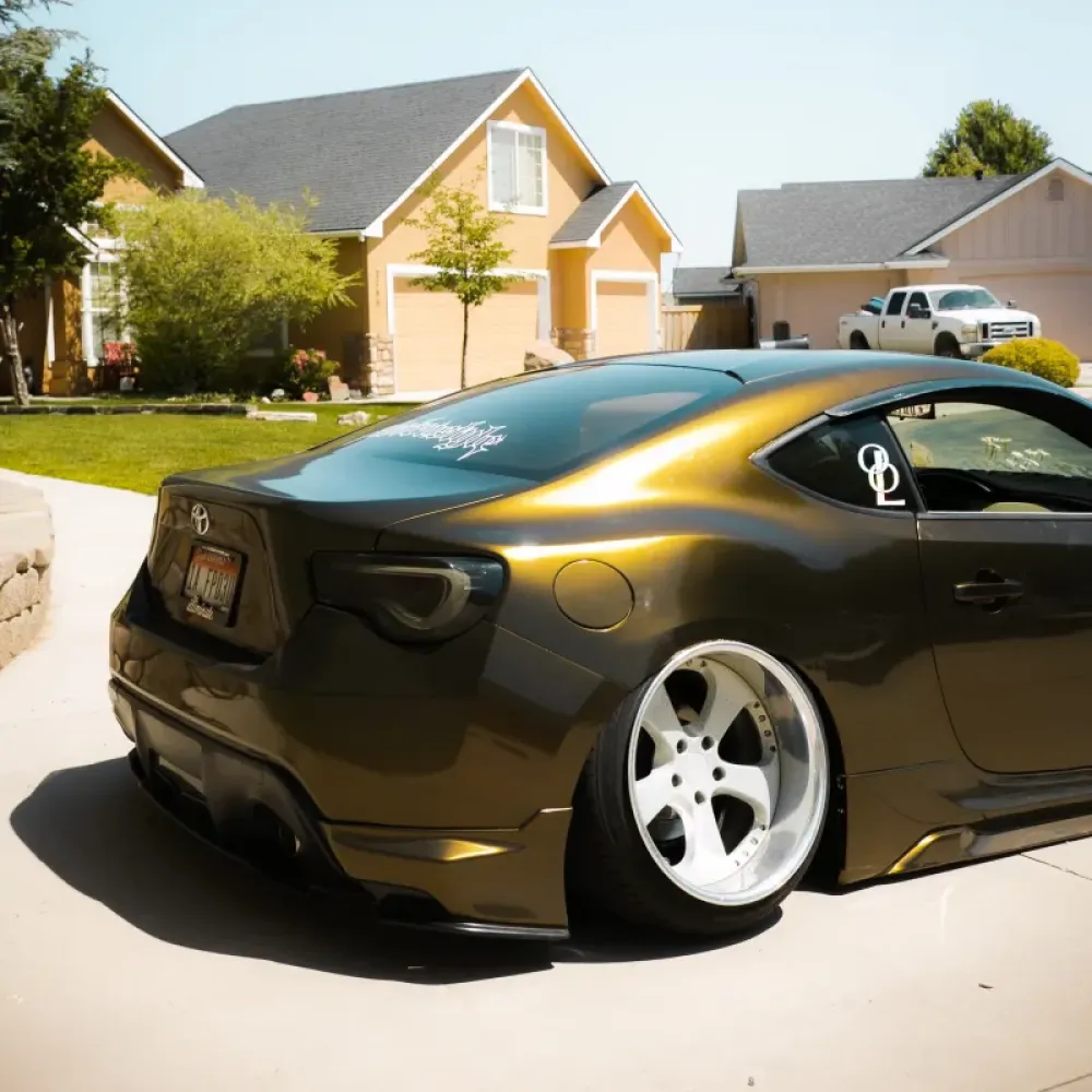 Paint Metal Midnight Glod Car Vinyl Wrap
