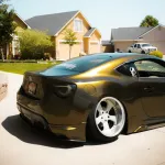 Paint Metal Midnight Glod Car Vinyl Wrap
