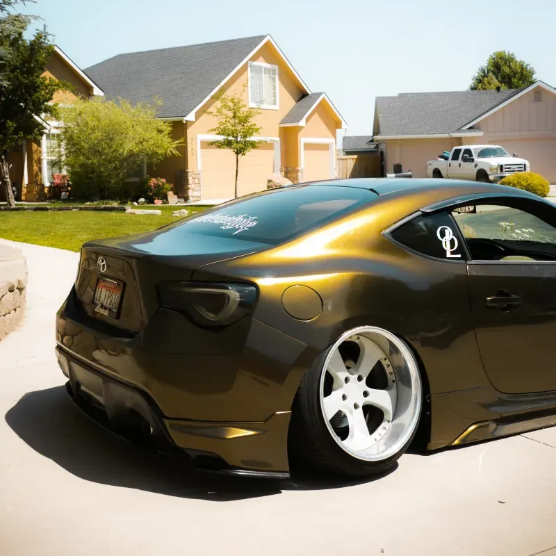 Paint Metal Midnight Glod Car Vinyl Wrap