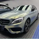 Glossy Diamond Grey Gold Car Vinyl Wrap