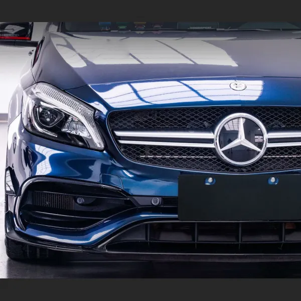 PET Glossy Ghost Midnight Blue Car Vinyl Wrap