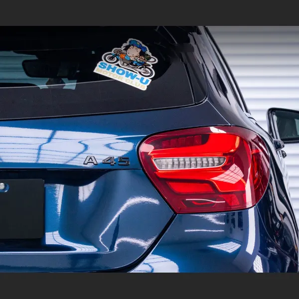 PET Glossy Ghost Midnight Blue Car Vinyl Wrap