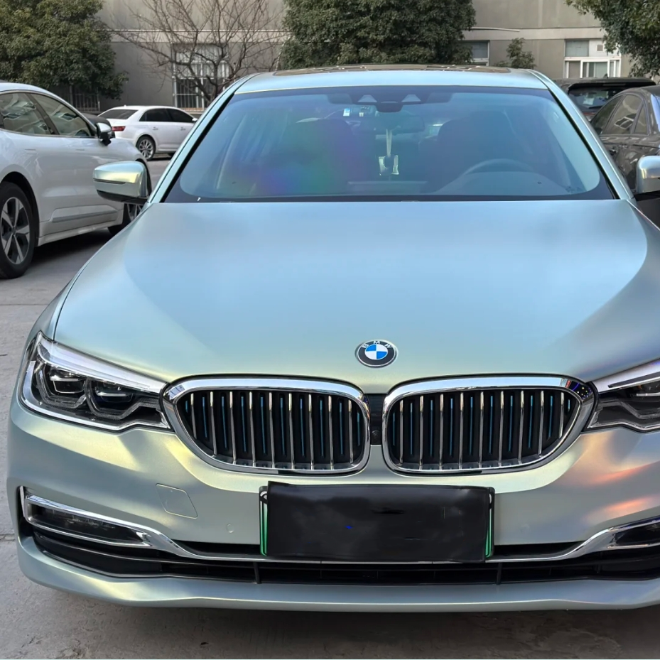 Matte Diamond Grey Gold Car Vinyl Wrap