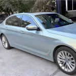 Matte Diamond Grey Gold Car Vinyl Wrap