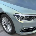 Matte Diamond Grey Gold Car Vinyl Wrap