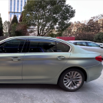 Matte Diamond Grey Gold Car Vinyl Wrap