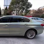 Matte Diamond Grey Gold Car Vinyl Wrap