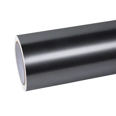 PET Liquid Silver Car Vinyl Wrap 01